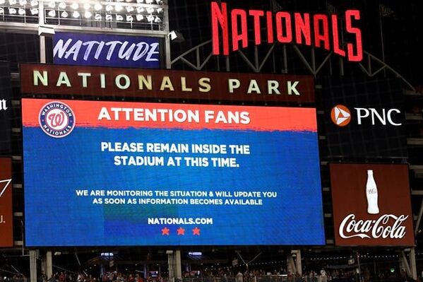 Breaking News: Padres-Nats game suspended after shooting outside DC stadium
