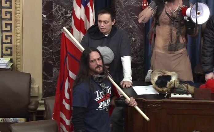 Breaking News: Jan. 6 Capitol rioter who breached U.S. Senate faces first felony sentence