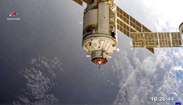 Breaking News: Russian lab module docks with space station after 8-day trip